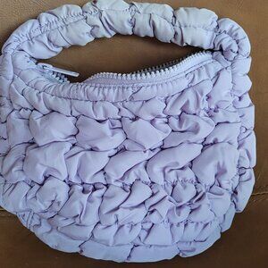 COS micro lilac quilted bag (damaged)